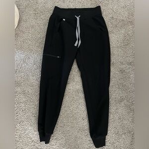 Figs Zamora Jogger Scrub Pants - Black - XXS Petite